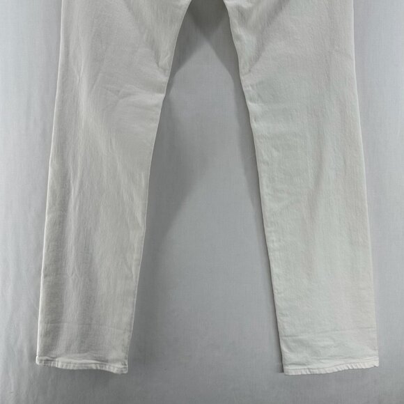 Lucky Brand Handcrafted Sweet Straight Jeans 4/27 Mid-Rise Stretch Denim White - Picture 6 of 13